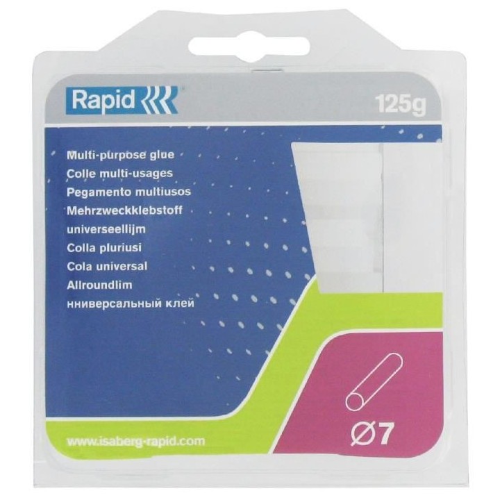 RAPID Bâtons de colle multi-usages - 7 mm - 125 g