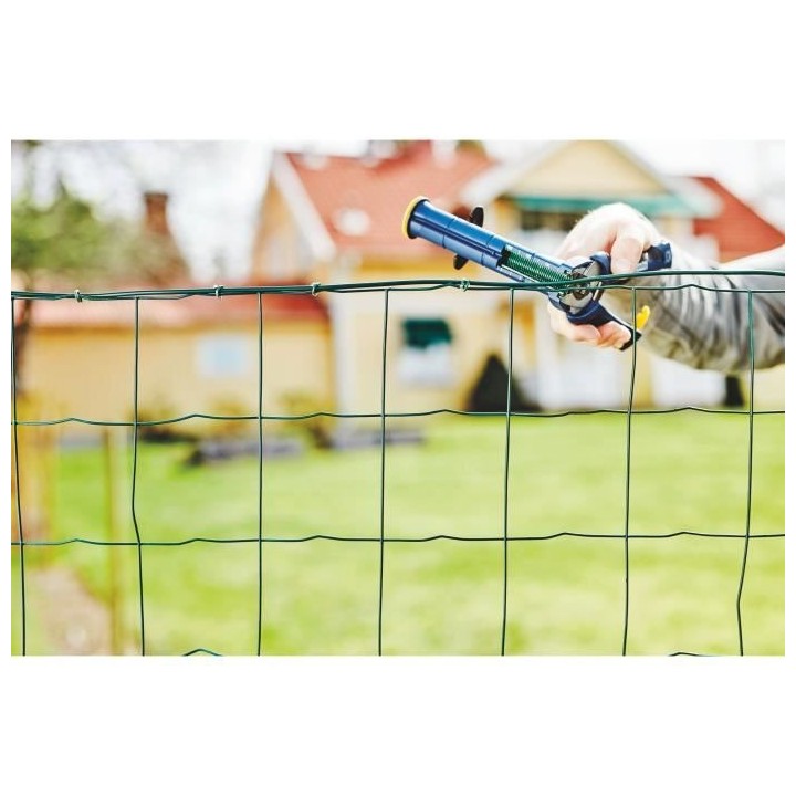 Agrafe a grillage VR22 Rapid Agraf - Plastifiées vertes - 1100 agrafe