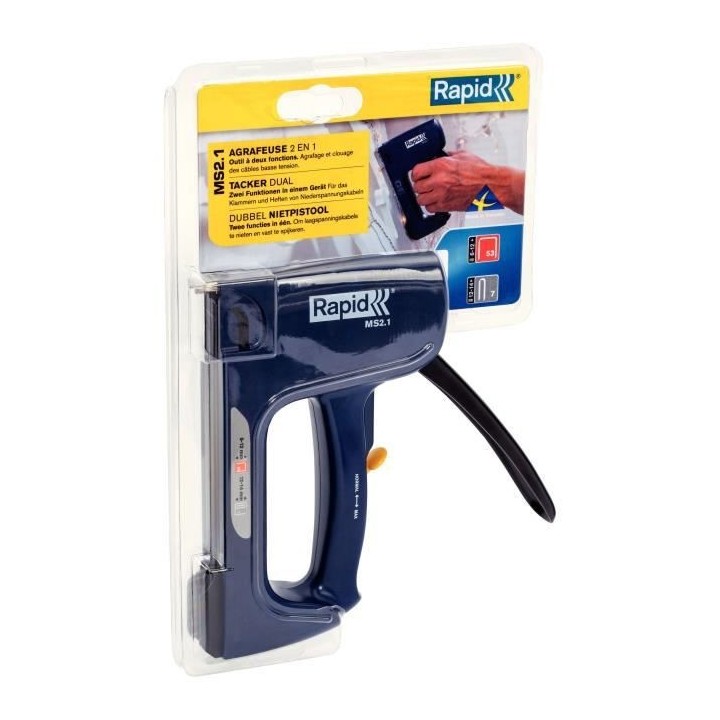 RAPID Agrafeuse manuelle multi-projectiles MS2.1