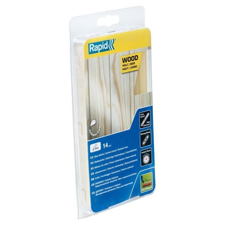 Rapid Bâtons de colle Bois 12 mm