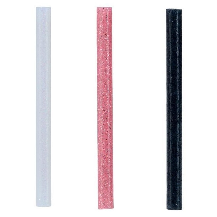 Rapid Bâtons de colle colorée pailletée 7 mm