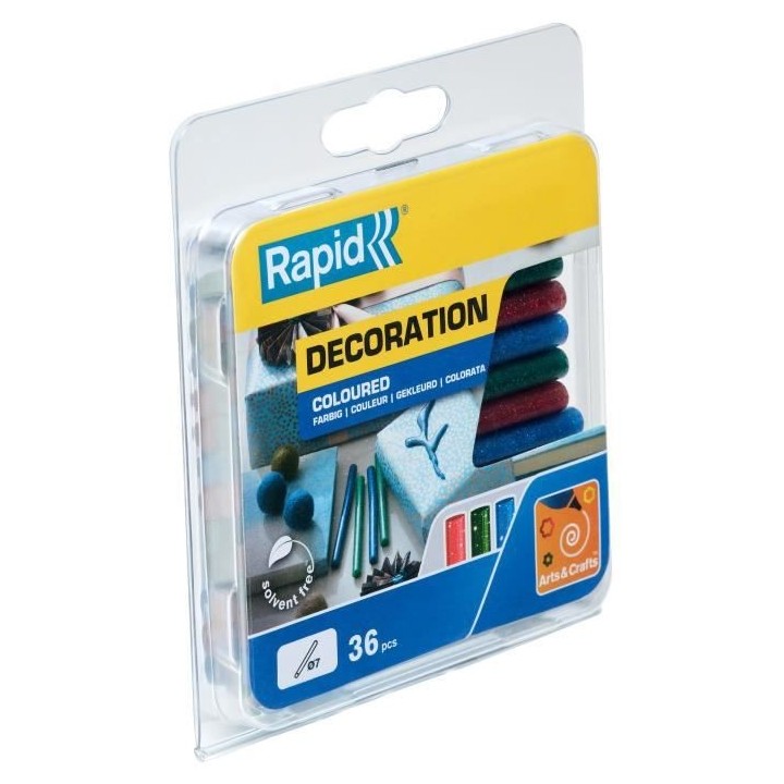 Rapid Bâtons de colle colorée 7 mm