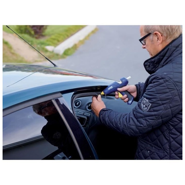 RAPID - Pistolet a colle CG270 - amovible Coffret + colle 10 sticks