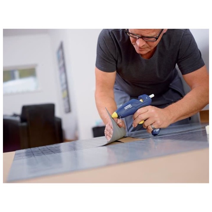 RAPID - Pistolet a colle CG270 - amovible Coffret + colle 10 sticks