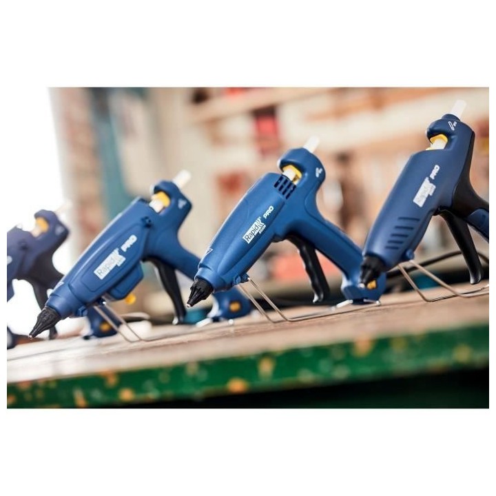 RAPID - Pistolet a colle EG320 - 1000g/h PRO Coffret + colle 24 sticks