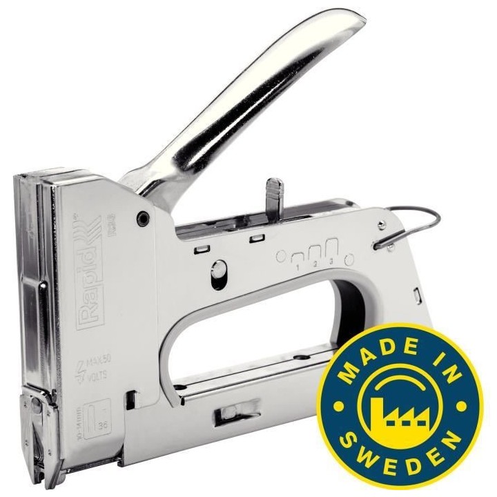 Agrafeuse manuelle PRO R36 câble 6 mm - RAPID - 20511811