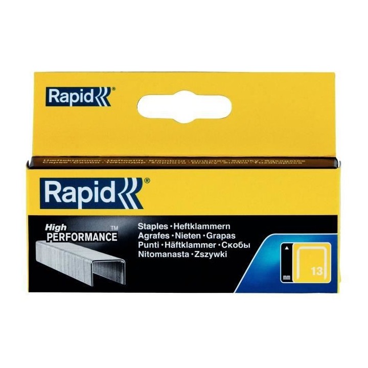RAPID Agrafes N°13/6 en fil fin 2500 pcs