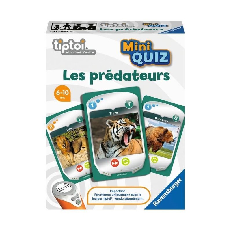 tiptoi - Mini Quiz - Les prédateurs