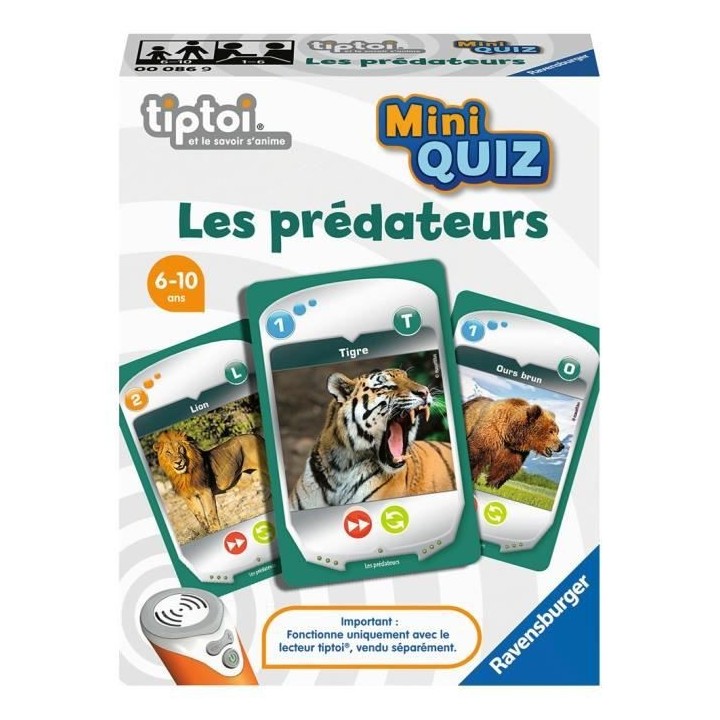 tiptoi - Mini Quiz - Les prédateurs