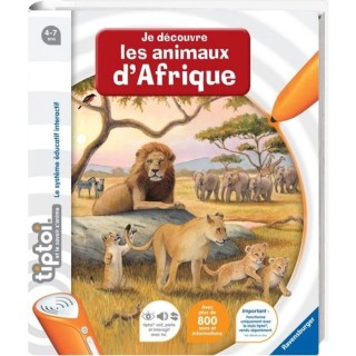 tiptoi - Je découvre les animaux d'Afrique - Ravensburger - Livre él