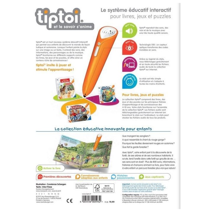 tiptoi - J'explore la foret