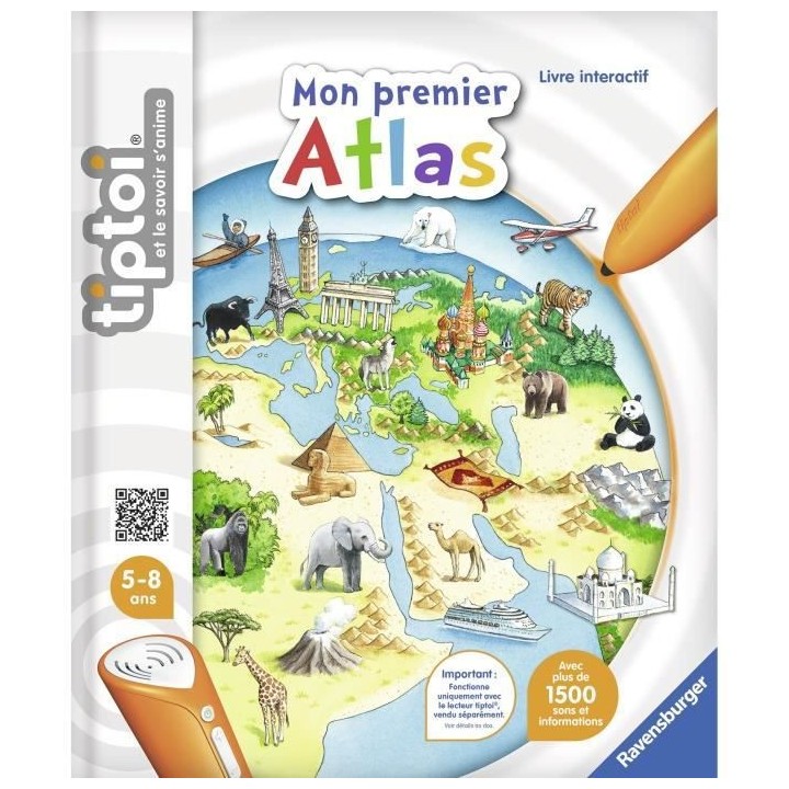 tiptoi - Mon premier Atlas - Ravensburger - Livre électronique éduca