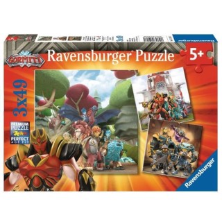 GORMITI Puzzles 3x49 pieces - Le Bien contre le Mal - Ravensburger - L