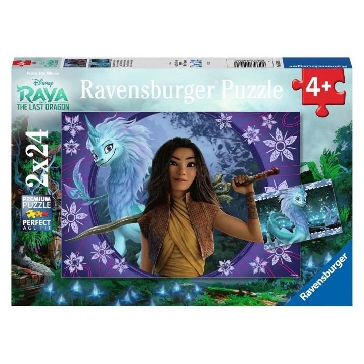 Puzzles 2x24 p - Sisu, le dernier dragon / Disney Raya et dernier drag