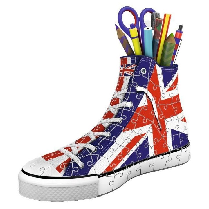 Puzzle 3D Sneaker - Union Jack - Ravensburger - Puzzle 3D enfant - san