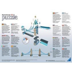 Puzzle 3D Tower Bridge - Ravensburger - Monument 216 pieces - sans colle - Des 10 ans