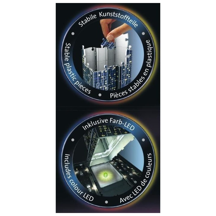 Puzzle 3D Empire State Building illuminé - Ravensburger - Monument 21