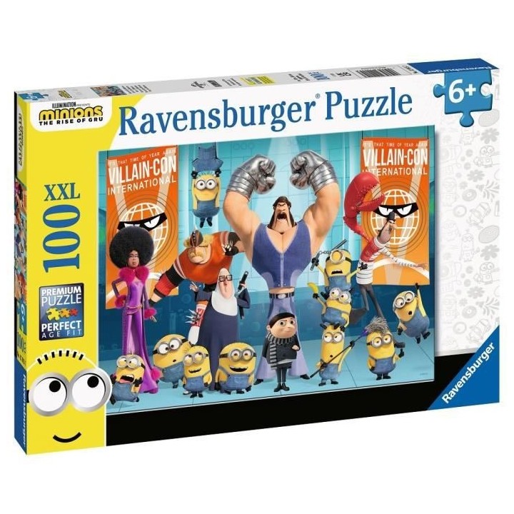 Puzzle 100 p XXL - Gru et les Minions / Minions 2