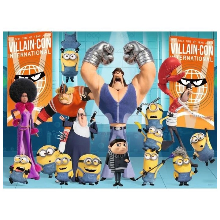 Puzzle 100 p XXL - Gru et les Minions / Minions 2
