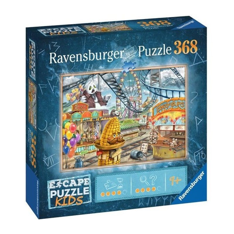 Escape puzzle Kids - Le parc d'attractions - Ravensburger - Puzzle Escape Game 368 pieces - Des 9 ans