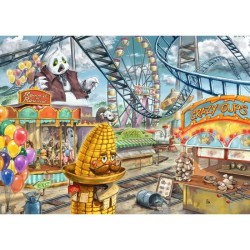 Escape puzzle Kids - Le parc d'attractions - Ravensburger - Puzzle Escape Game 368 pieces - Des 9 ans