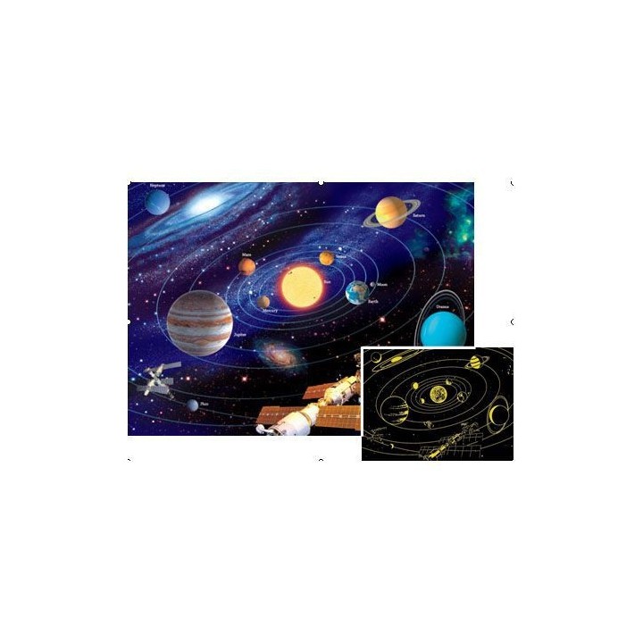 Puzzle Star Line 500 p - Le systeme solaire