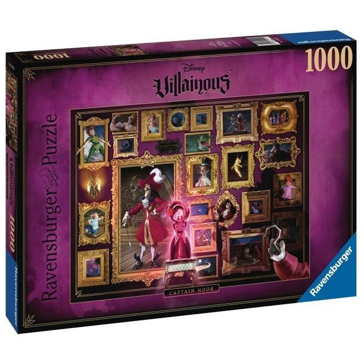 Puzzle 1000 p - Capitaine Crochet (Collection Disney Villainous)