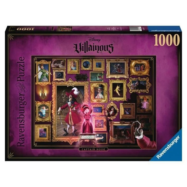 Puzzle 1000 p - Capitaine Crochet (Collection Disney Villainous)