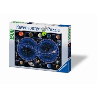 Puzzle 1500 pieces - Planisphere céleste - Ravensburger - Puzzle adul