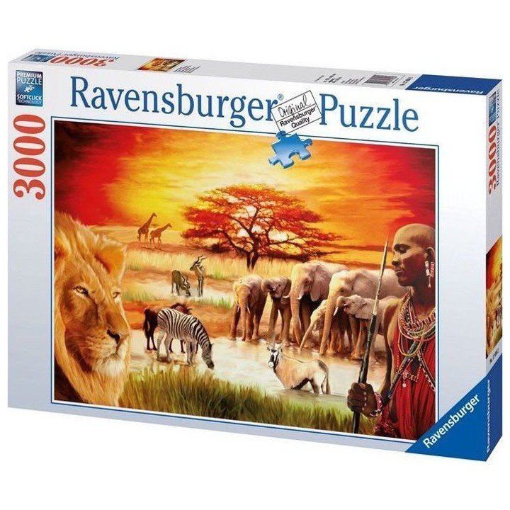 Puzzle 3000 pieces - La fierté du Massai - Ravensburger - Puzzle adul