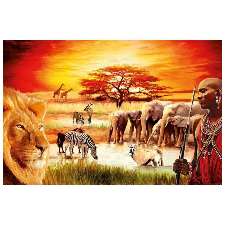 Puzzle 3000 pieces - La fierté du Massai - Ravensburger - Puzzle adul