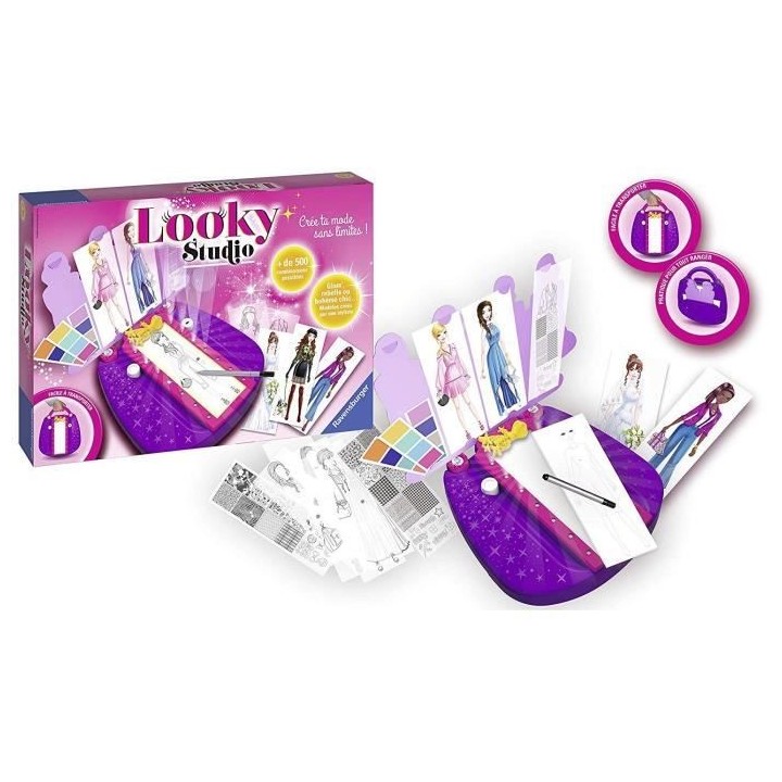 Looky Studio - Ravensburger - Loisirs créatifs - Dessins de mode - St