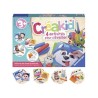 Créakid kit multi-activités - Ravensburger - Loisirs créatifs - Coffret 4 activités - Initiation création artistique - Des