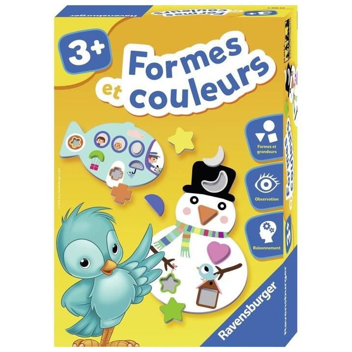 Formes et couleurs - Jeu éducatif - Apprentissage des formes et des g
