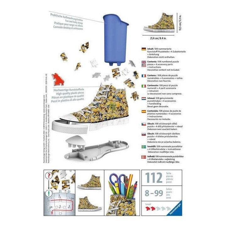 Puzzle 3D Sneaker - Minions 2