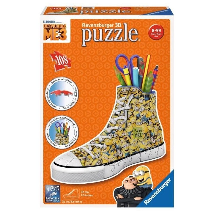 Puzzle 3D Sneaker - Minions 2