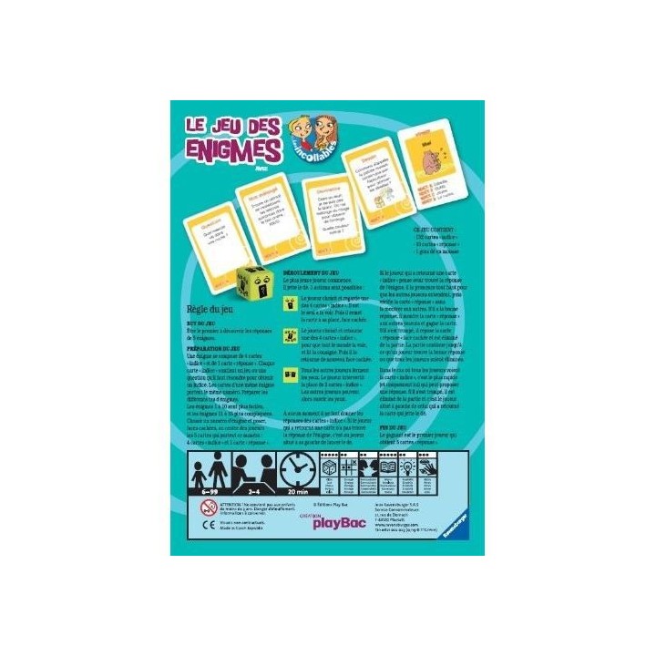 LES INCOLLABLES Le jeu des Enigmes - Ravensburger - Jeu de société e
