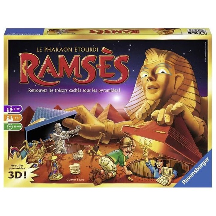 Ramses - Ravensburger - Jeu de société famille - Jeu de mémoire - D