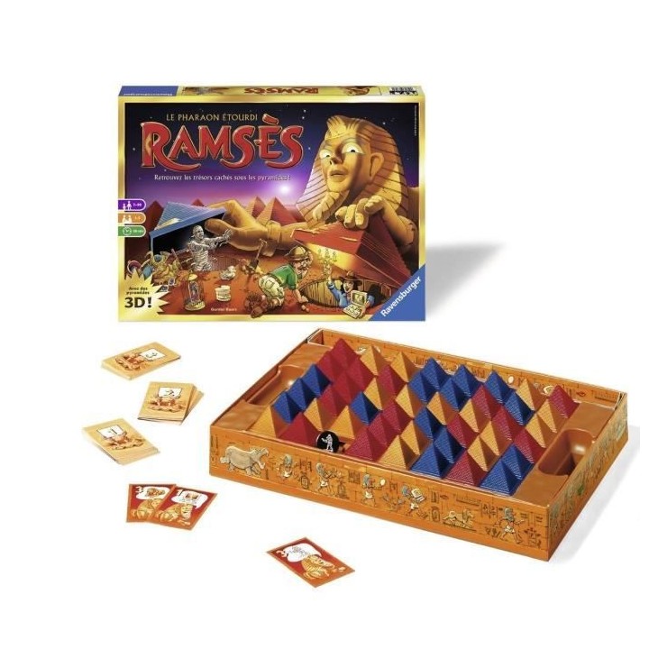 Ramses - Ravensburger - Jeu de société famille - Jeu de mémoire - D