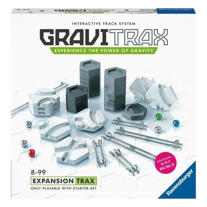 GraviTrax Set d'extension Rails - Jeu de construction STEM - Circuit d