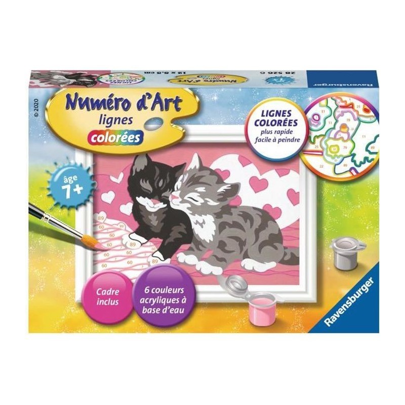 Numéro d'art - mini - Adorables chatons