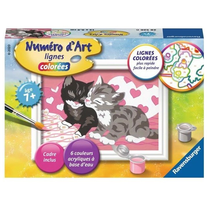 Numéro d'art - mini - Adorables chatons