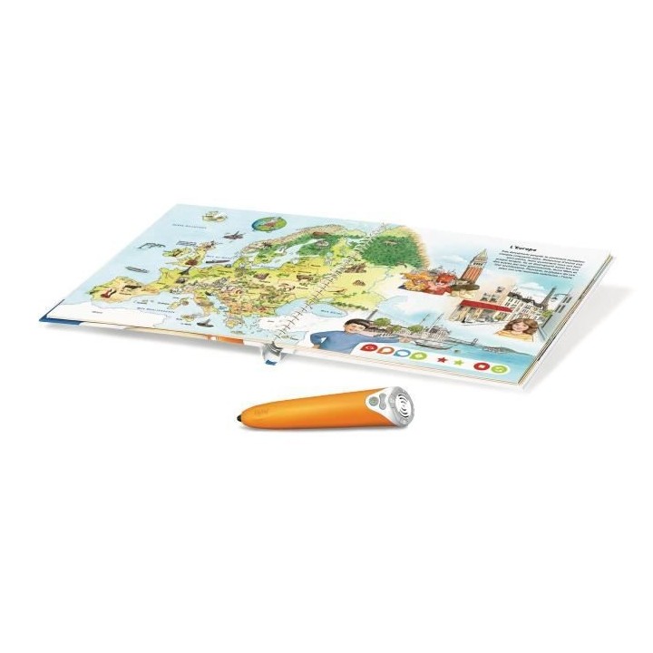 tiptoi - Coffret complet lecteur interactif + Livre Atlas - Ravensburg