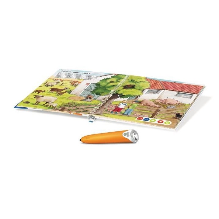 tiptoi - Coffret complet lecteur interactif + Livre Imagier A la ferme