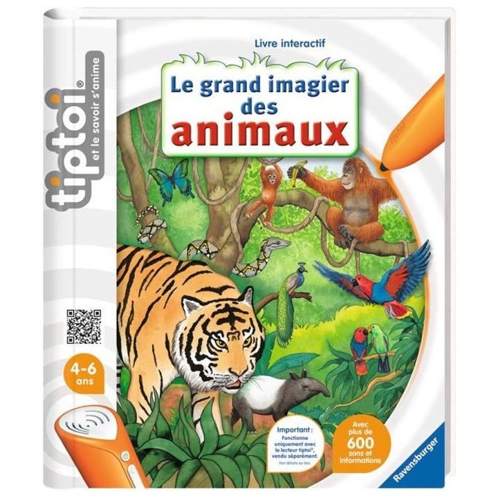 tiptoi - Le grand imagier des animaux