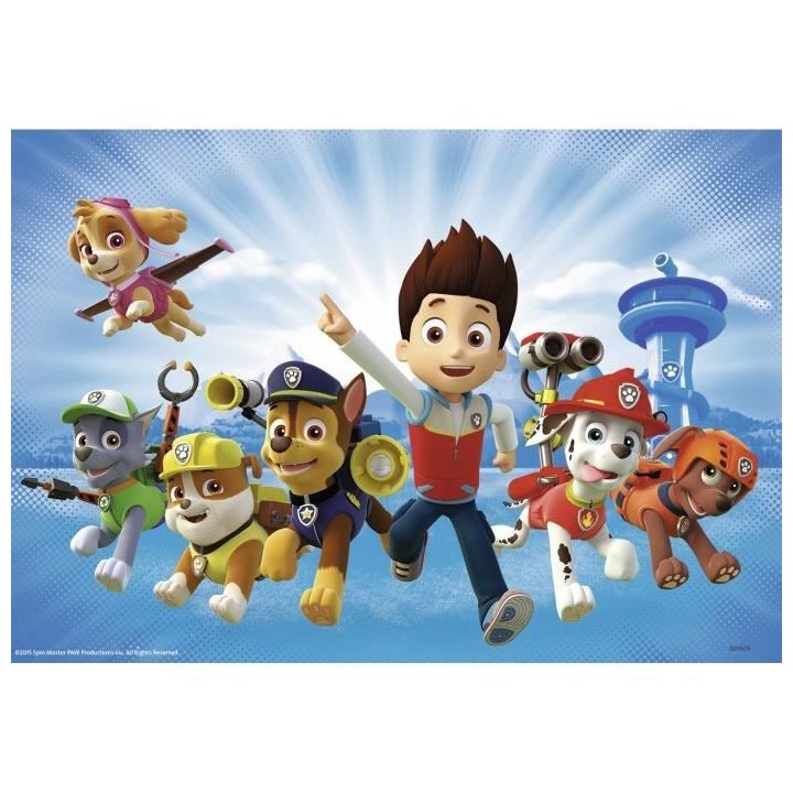 PAT' PATROUILLE Puzzles 2x12 pieces - Ryder et la Pat‘Patrouille - R