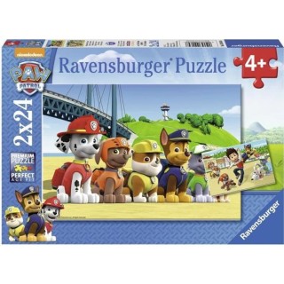 PAT' PATROUILLE Puzzles 2x24 pieces - Chiens héroiques - Ravensburger