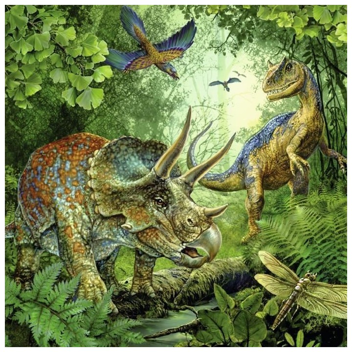 Puzzles 3x49 pieces - La fascination des dinosaures - Ravensburger - L