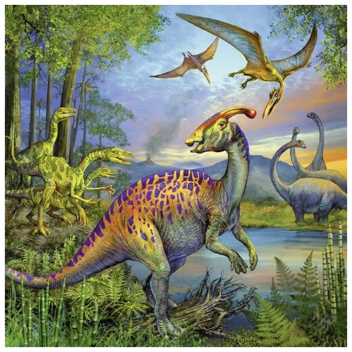 Puzzles 3x49 pieces - La fascination des dinosaures - Ravensburger - L
