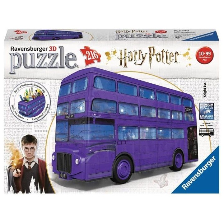 HARRY POTTER Puzzle 3D Magicobus - Ravensburger - Véhicule 216 pieces